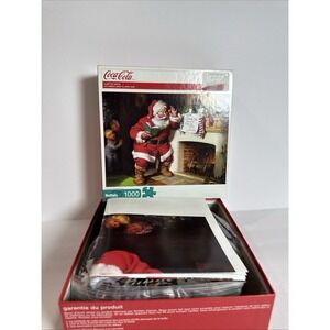 Coca Cola A Gift for Santa 1000 Piece Puzzle Buffalo Games with Bonus‎ Poster